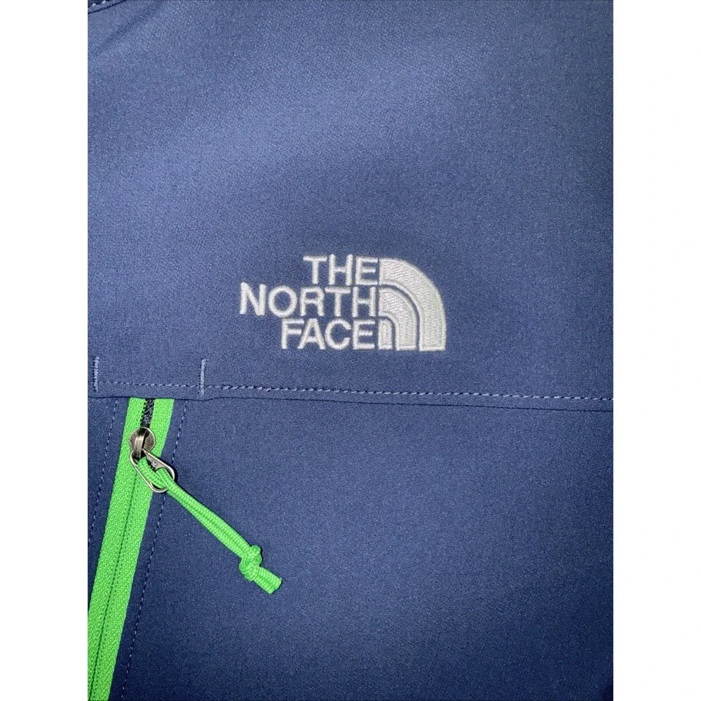The‎ North Face Jacket Mens Med Blue Apex Pneumatic Softshell Windwall NWOT Mint